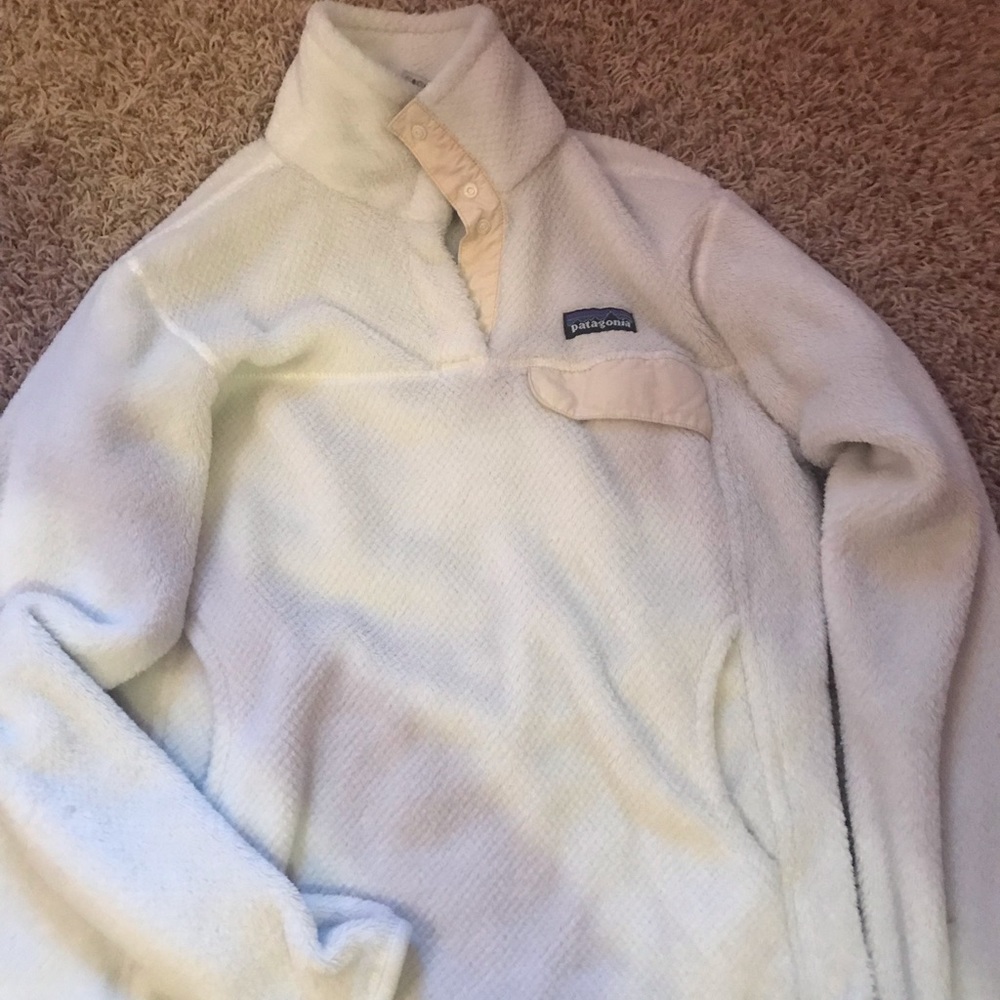 White Patagonia jacket
